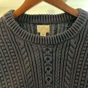 Men’s J. Crew fishermen sweater never worn Size Medium